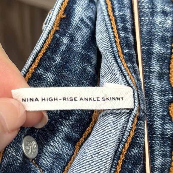 Rag & Bone “Nina” high rise skinny ankle jeans, size 27 - Picture 6 of 6